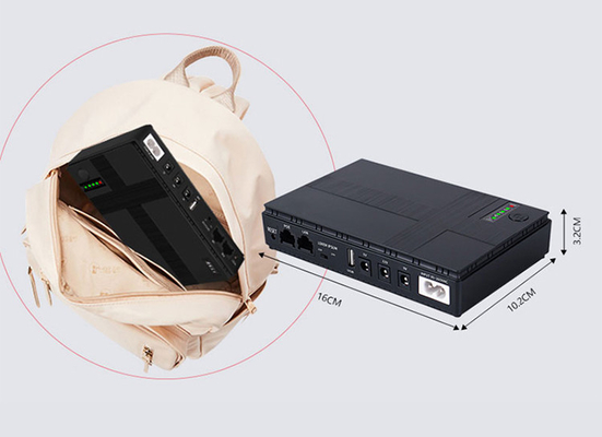 18W 36W Mini Poe Ups Portable Mini DC Ups For Wifi Router Output Current 1A/2A